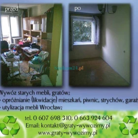 opróżnianie mieszkań Wrocław,wywóz starych mebli,likwidacja mieszkań