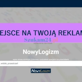 www.nowylogizm.pl baner reklamowy reklama na stronie nowylogizm.pl