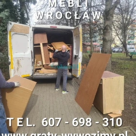 Demontaż/wywóz/utylizacja starych mebli Wrocław,opróżnianie mieszkań