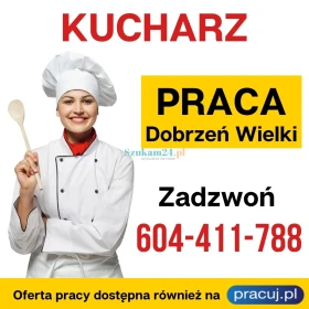 Kucharz | PRACA w restauracji | Opole (okolice)