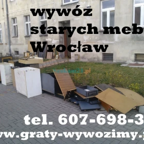 Wywóz,utylizacja starych mebli,wyposażenia mieszkań,Wrocław