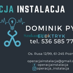 Operacja Instalacja - Elektryk Poznań