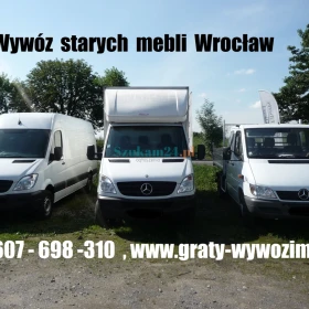 Wywóz wersalek,meblościanek,kanap,segmentów,starych mebli Wrocław.