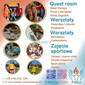 Organizacja urodzin | Warsztaty | Zajęcia sportowe - FIREst 🔥