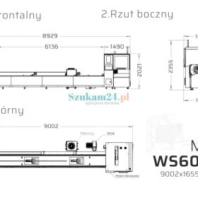 PROMOCJA - Wycinarka laserowa do cięcia profili rur 6 kW