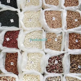 Beans from Ukraine. Various varieties in assortment