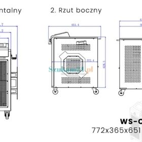 Laser czyszczący chłodzony powietrzem 2000w