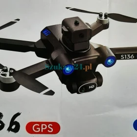 Polecam B .Dobrej Klasy DRON GPS-EPS UAV S 136 4K Full HD GPS  Idealnie Nowy !