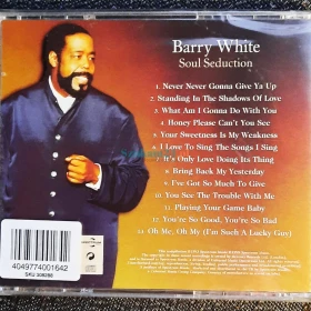 Polecam Album CD  BARRY  WHITE  – Album  Soul Seduction